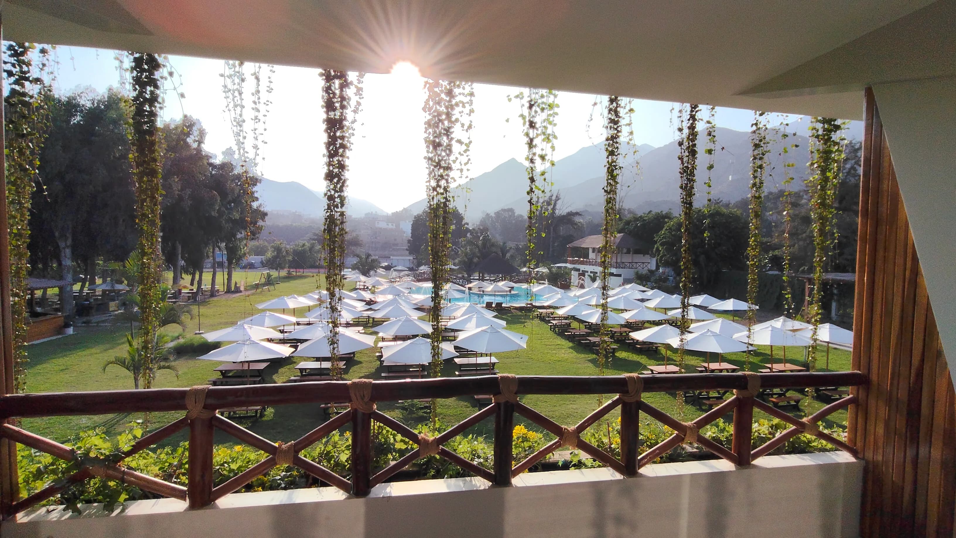 Vista panorámica del resort